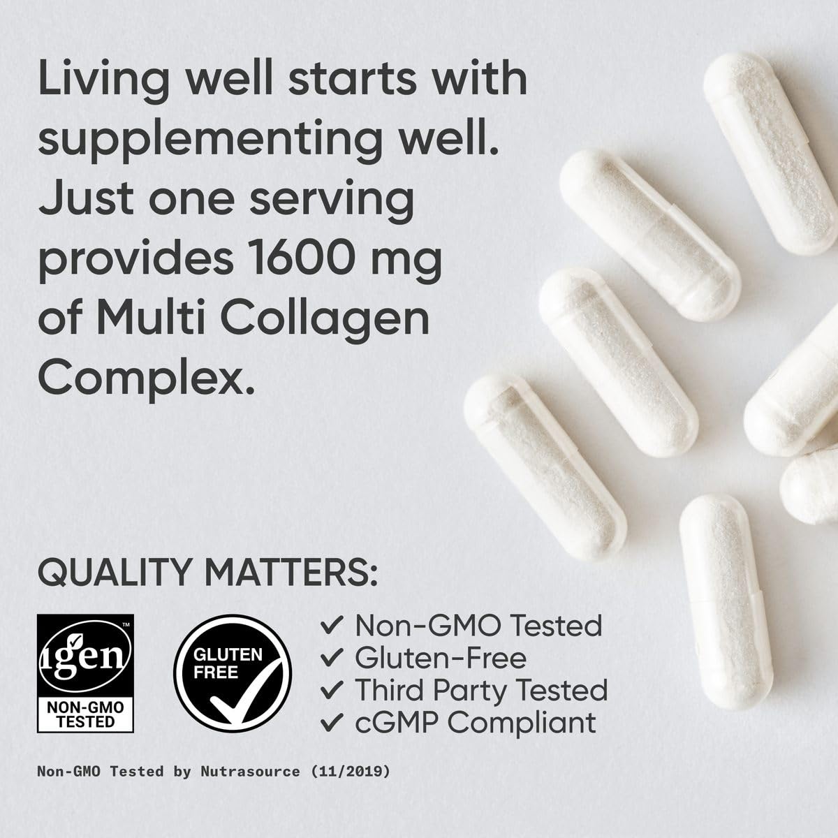 Sports Research Vitamin C tablet emphasizes nutrient support for collagen formation