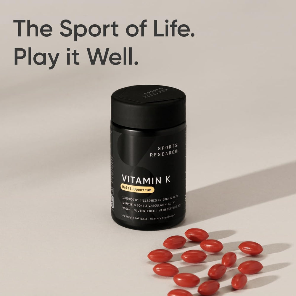 Sports Research Vitamin K Multi-Spectrum proceso de fabricación en Estados Unidos certificado