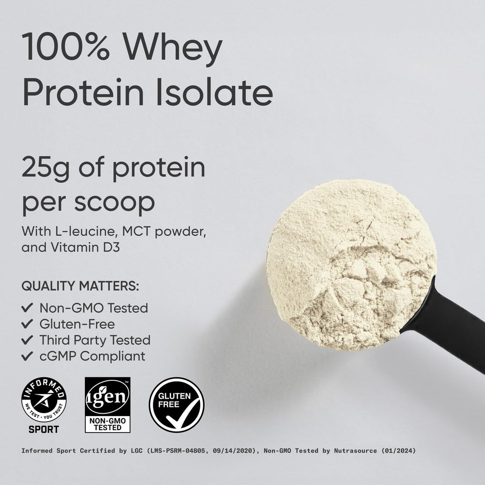 Sports Research Whey Protein Isolate shaker ready for quick post-workout protein