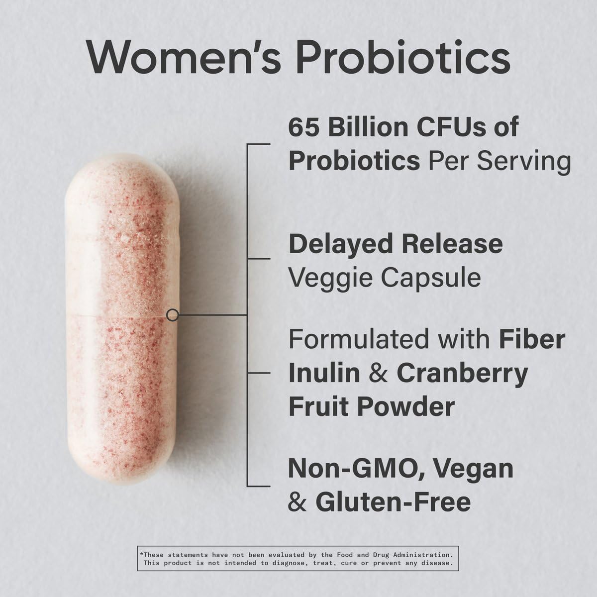 Sports Research Women's Probiotics bottle back shows CFU and ingredient details.