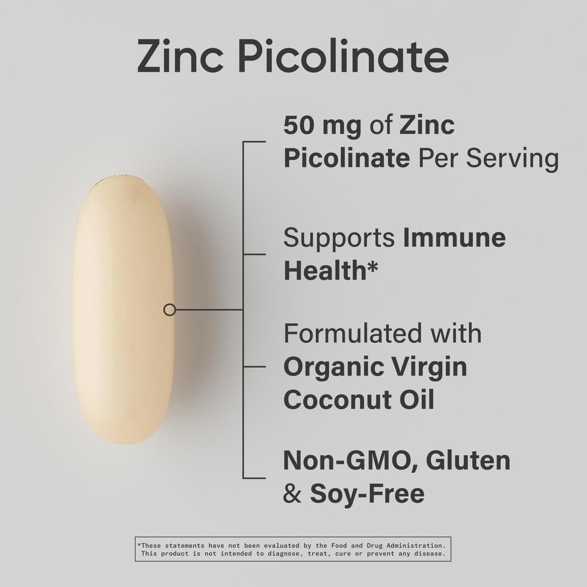 Sports Research Zinc Picolinate softgels are poured for fast absorption.