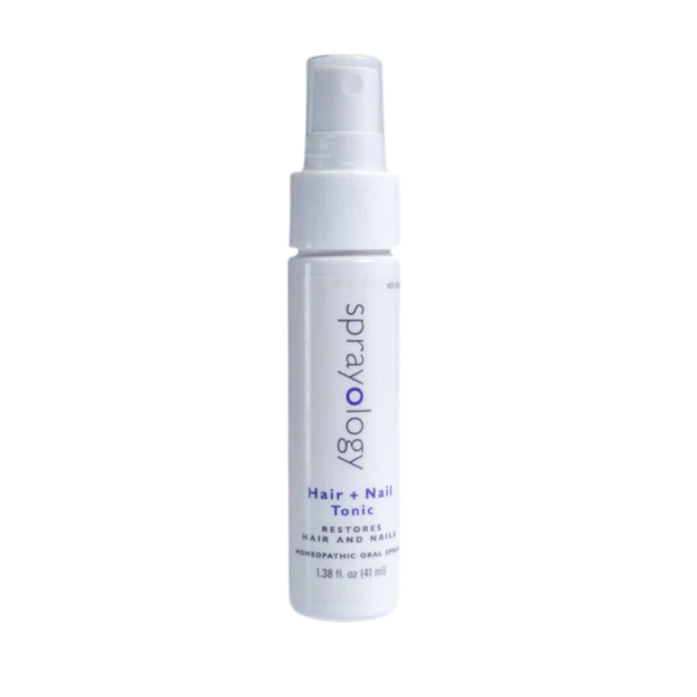 Sprayology Hair Nail Tonic bottle for daily use to support hair growth and nail strength