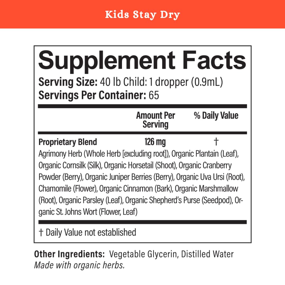 SPRIGS Kids Stay Dry sticker included as a fun reward.
