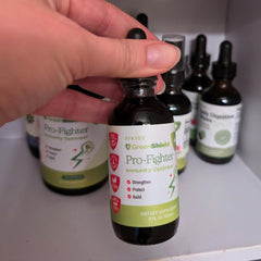 SPRIGS Pro-Fighter ingredients garlic and goldenseal for respiratory support options.