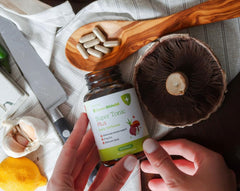 SPRIGS Super Tonic Plus bottle label showing organic ingredients for wellness.