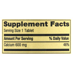 Spring Valley Calcium 600mg tablets arranged in bottle for convenient daily supplementation