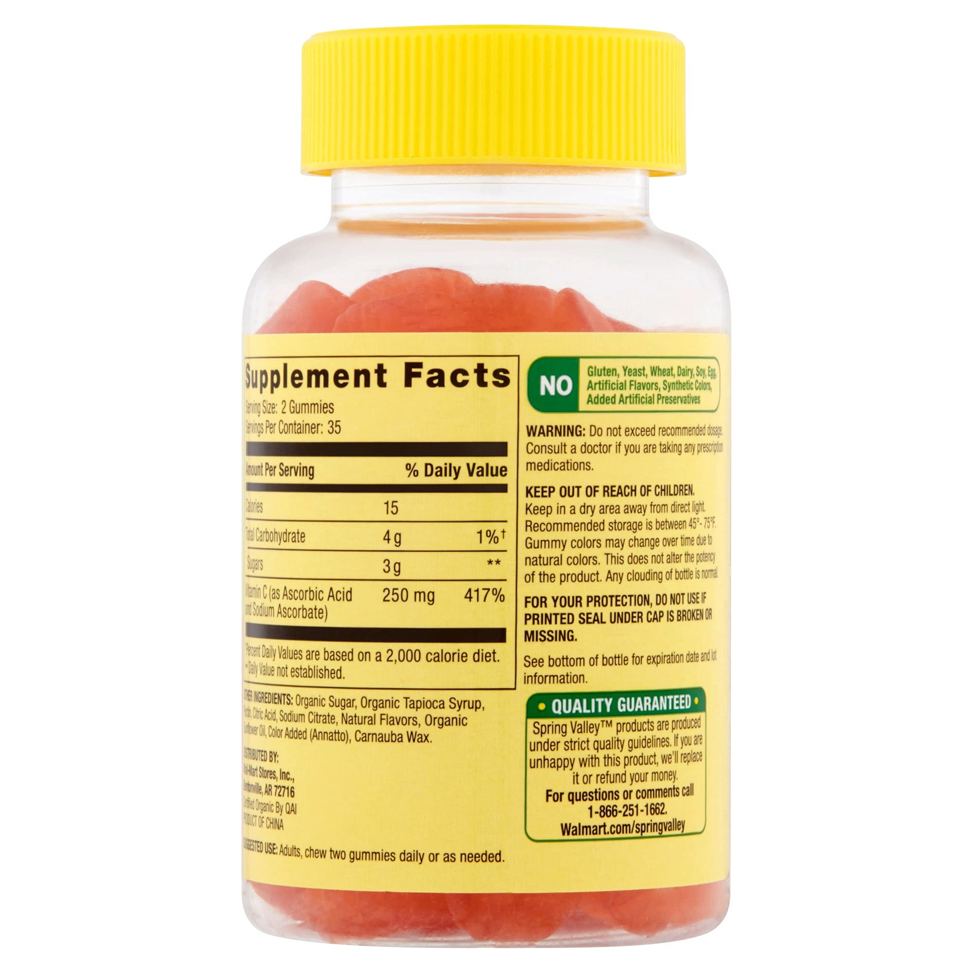 Spring Valley immunity support gummies offer a tasty, convenient daily vitamin C boost