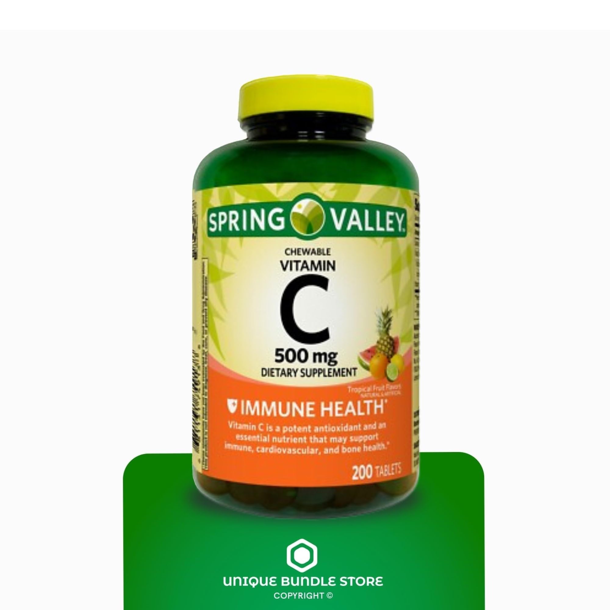 Pack of 2 bottles provides extended supply and convenient vitamin C routine