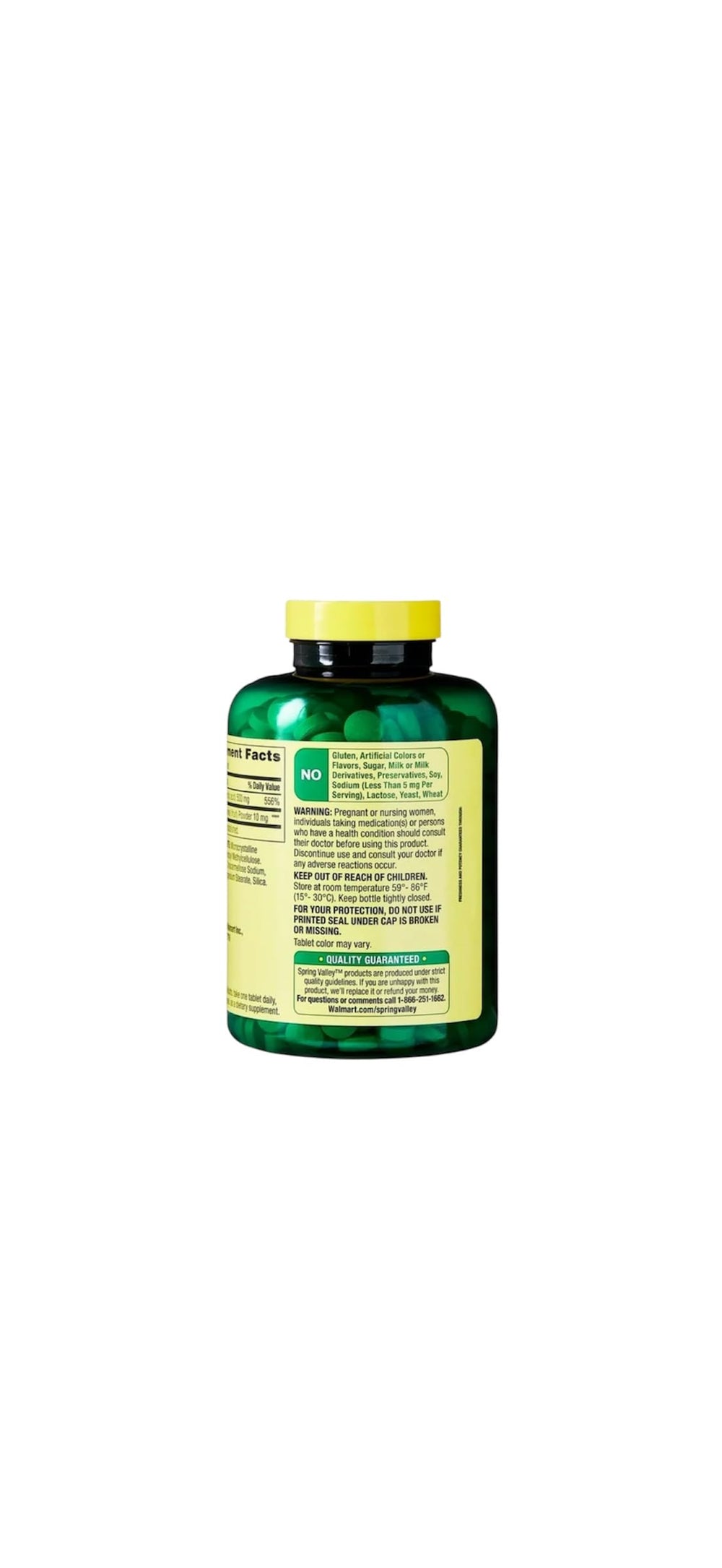 Spring Valley Vitamin D3 5000 IU softgel bottle illustrating bone and immune health.