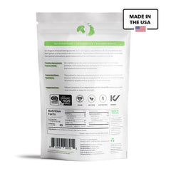 Sprout Living broccoli-kale sprout mix powder close-up suited for smoothies