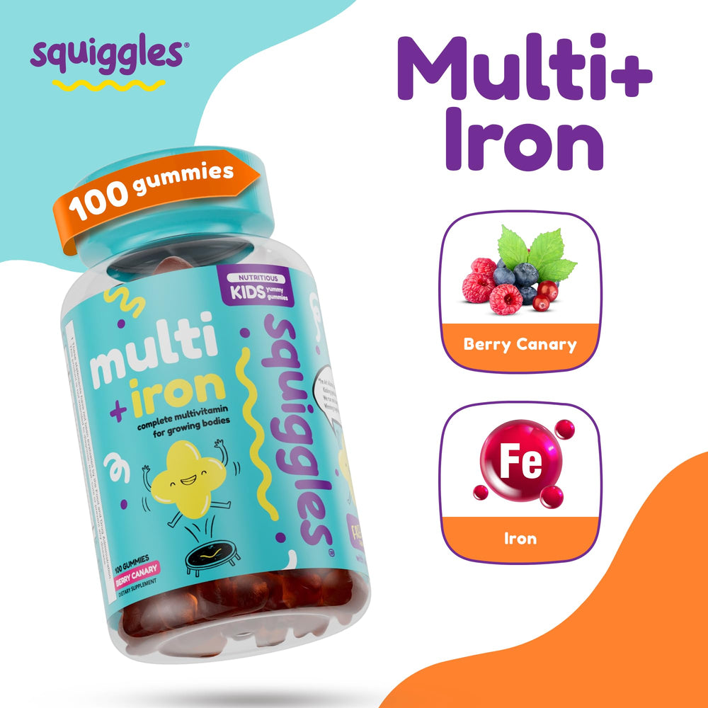 Close-up of Squiggles berry-flavored gummies highlighting chewy texture and taste.