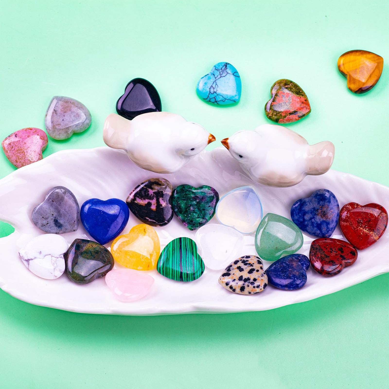 Gift-ready SrMayyi heart crystals for thoughtful celebrations