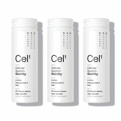 SRW Cel¹ Stability bottle front highlights a premium cellular support formula