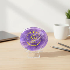 SSAKUGGI 12-sign amethyst crystal enhances home or altar ambiance