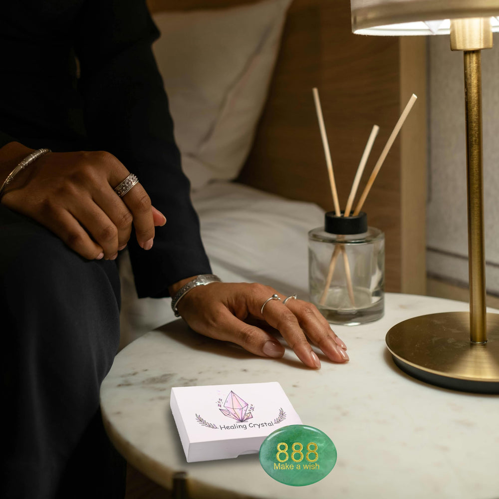 SSAKUGGI palm stone placed on a desk to boost focus and calm
