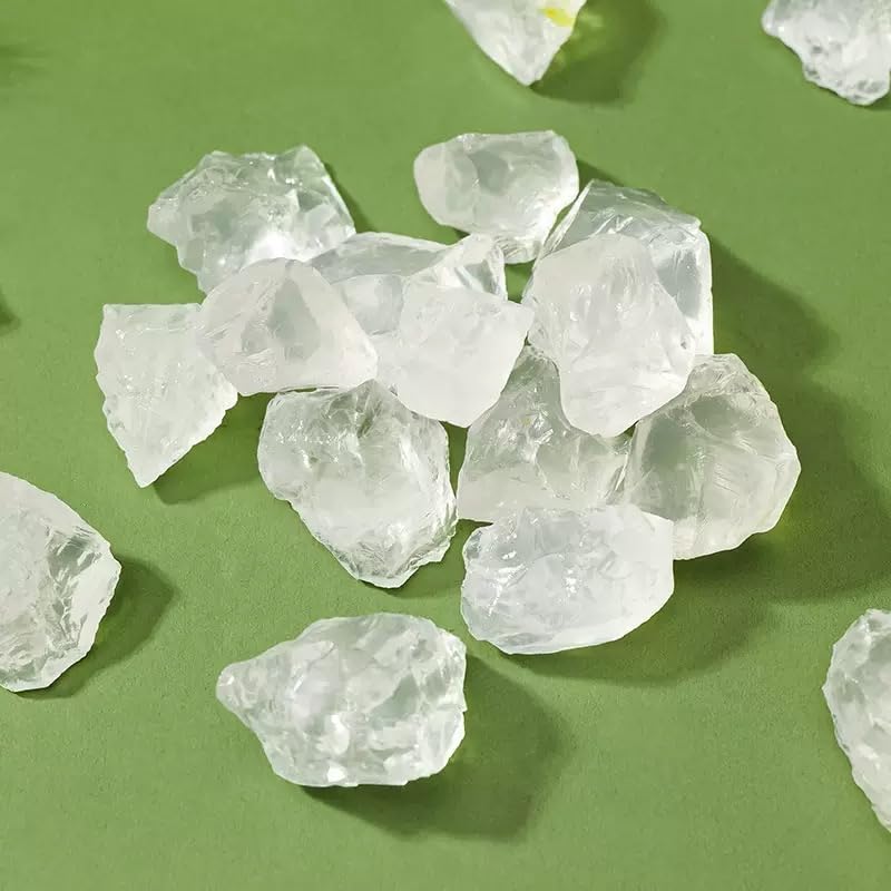 SSAKUGGI rough quartz stones for craft bowls and centerpiece displays