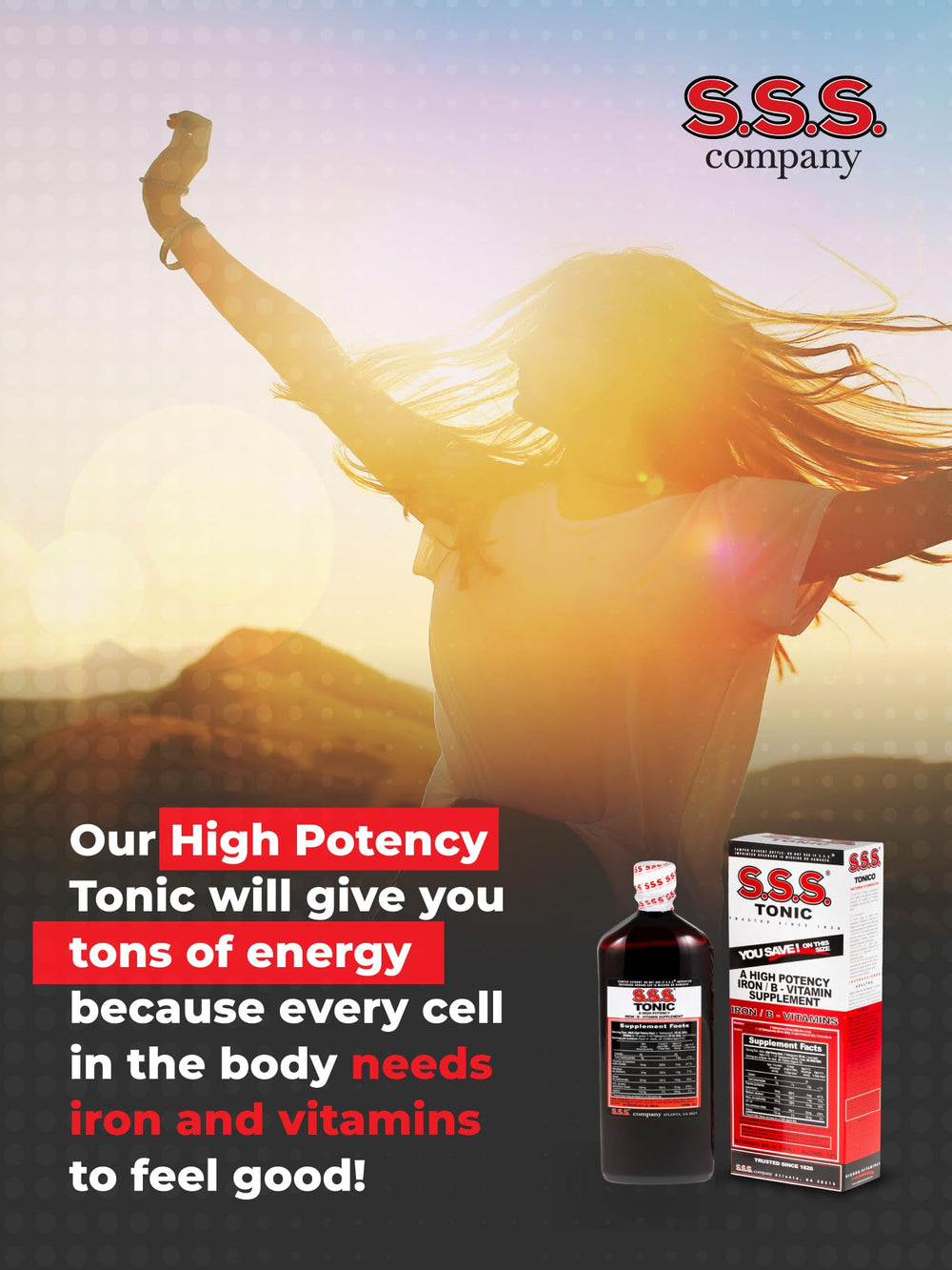 S.S.S. Tonic para hombres y mujeres compatibles en rutina.