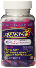 Stacker 2 Original Stacker 3 XPLC bottle with weight management support and energy-friendly formula.
