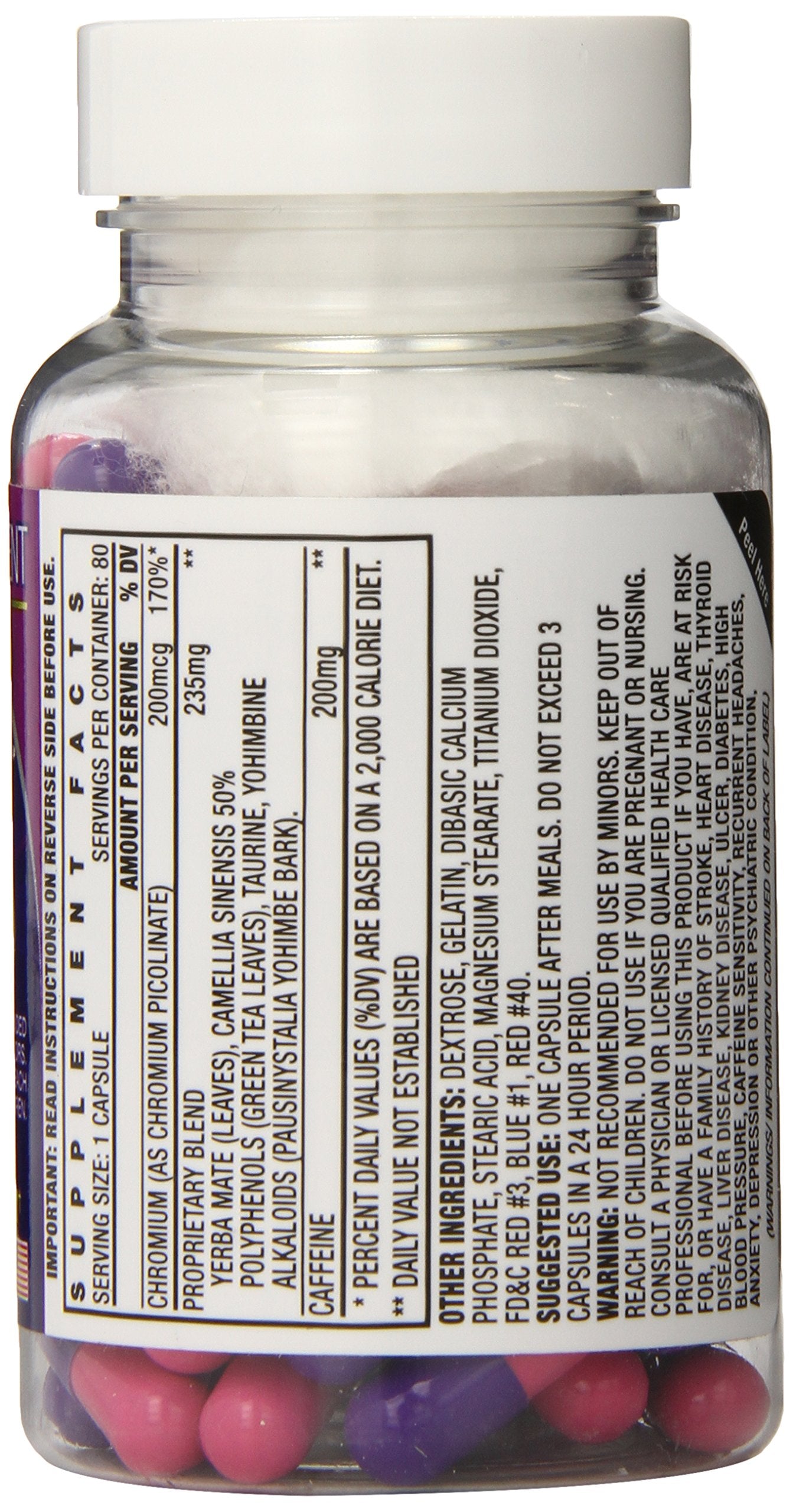 Close-up of Stacker 2 capsules highlighting the natural herbal blend for potential fat mobilization.