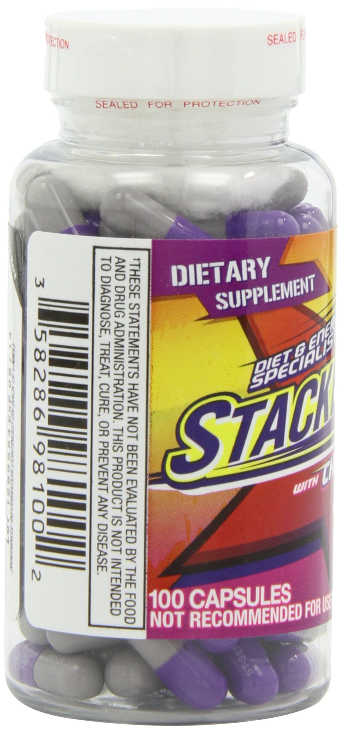 STACKER 2 Stacker 3 energy-boost capsules captured in action for workouts.