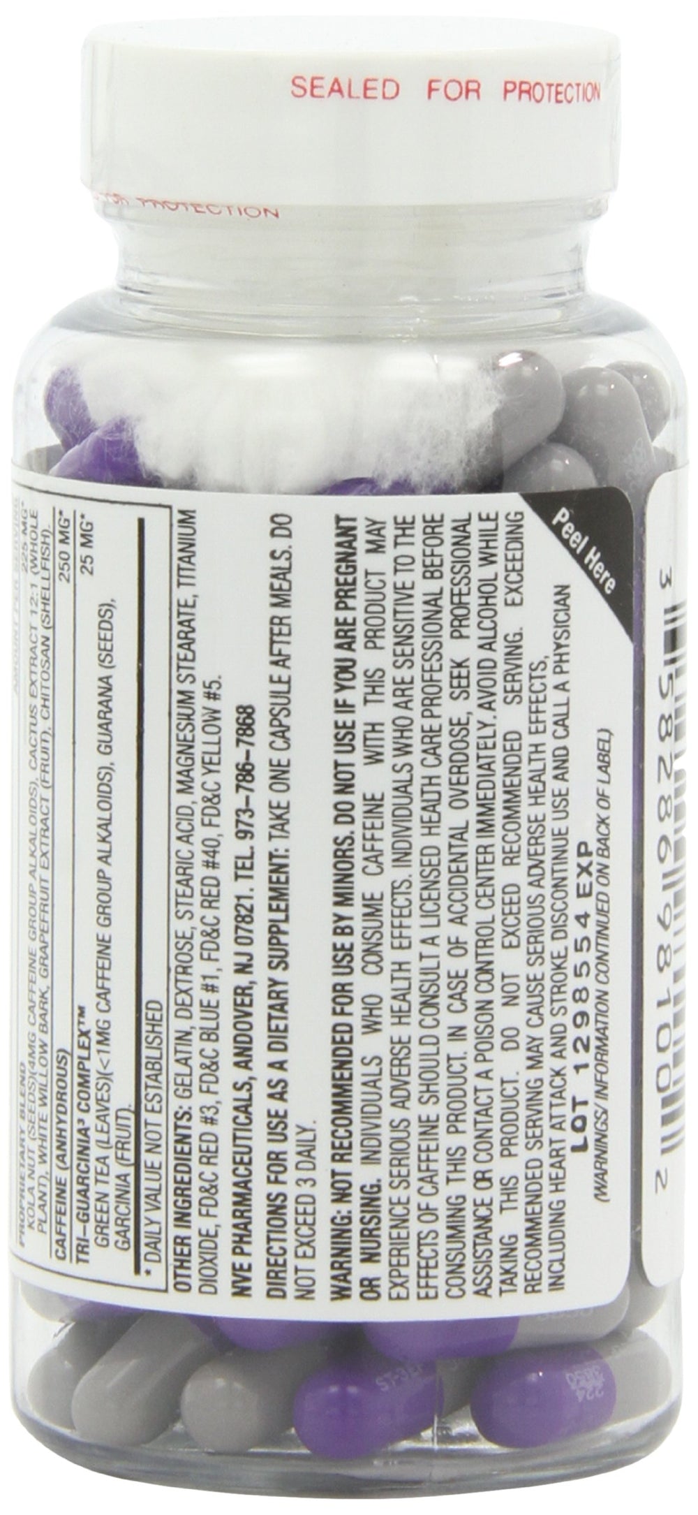 STACKER 2 Stacker 3 label detail reveals ingredients and chitosan notes for informed use.