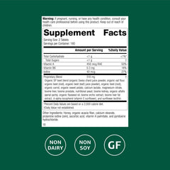 Close up of Standard Process A-F Betafood capsules.