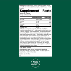 Albaplex bottle pour demonstrates easy daily capsule usage for immunity and organ health.