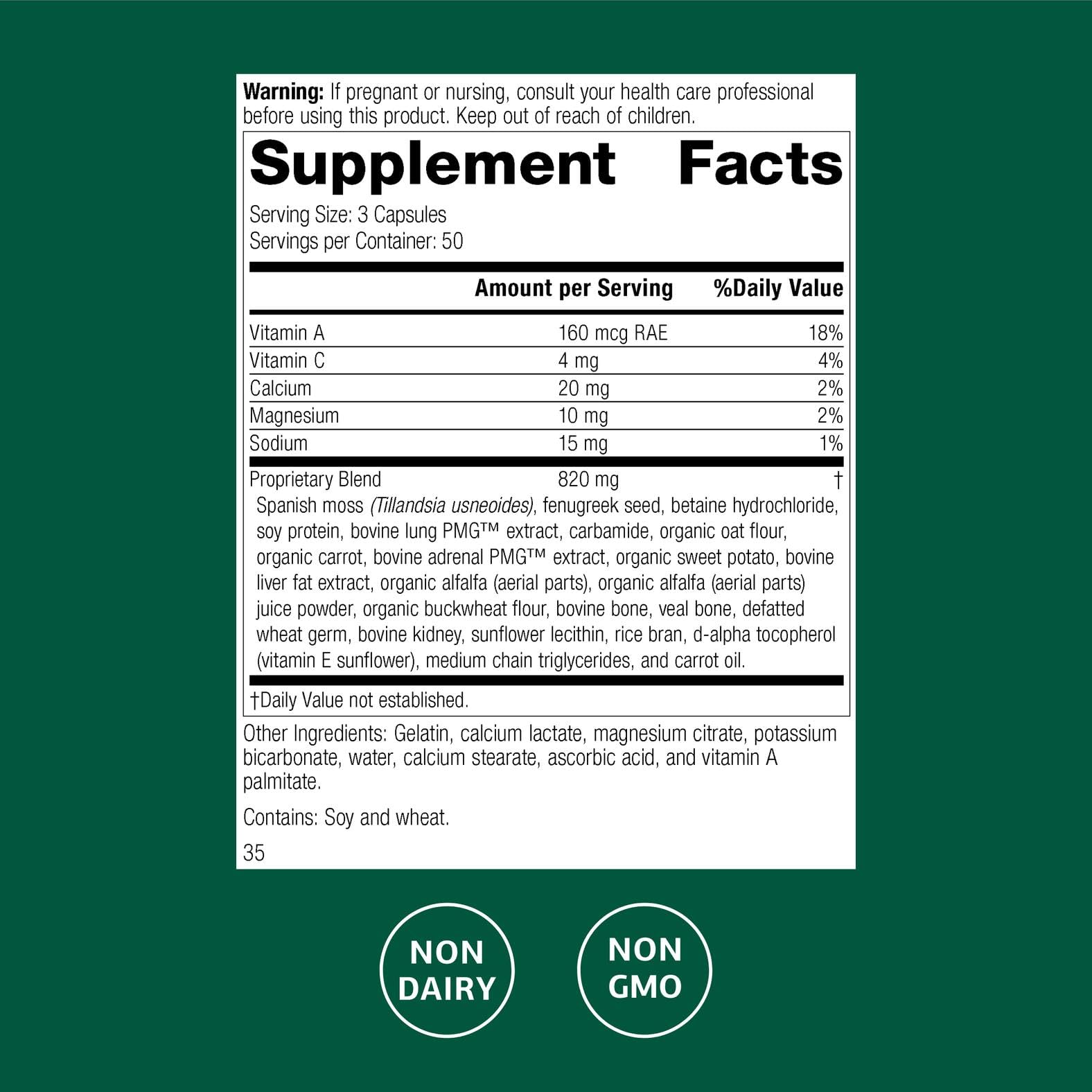 Allerplex bottle back details ingredients and daily use