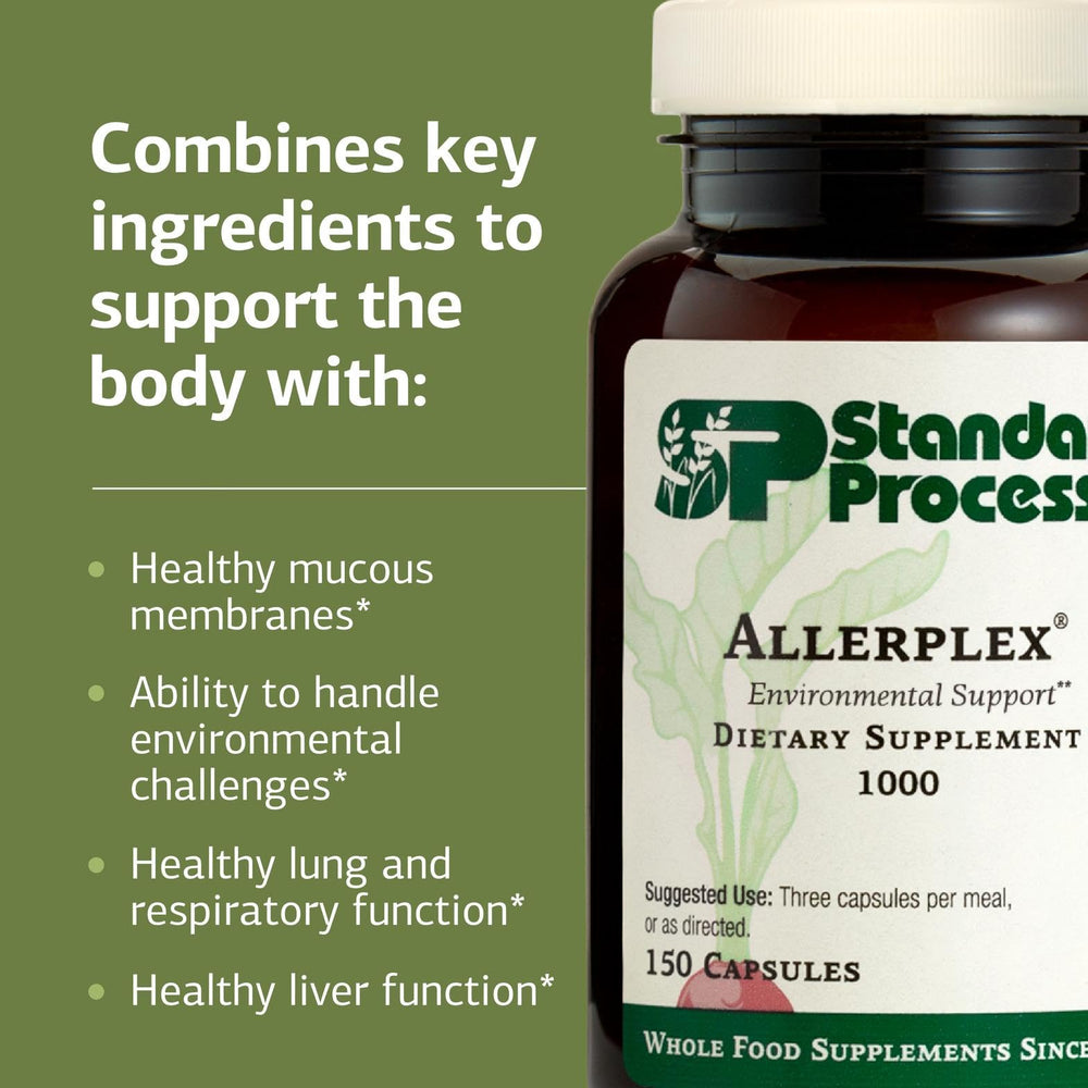 Allerplex ingredients chart notes Pneumotrophin PMG-derived components