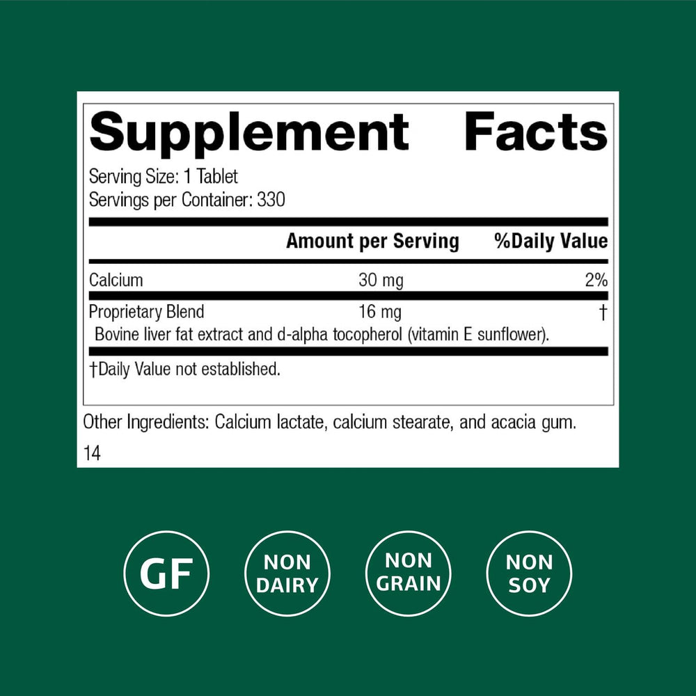 Standard Process Antronex bottle label highlights gluten-free, non-dairy, and non-soy formulation.