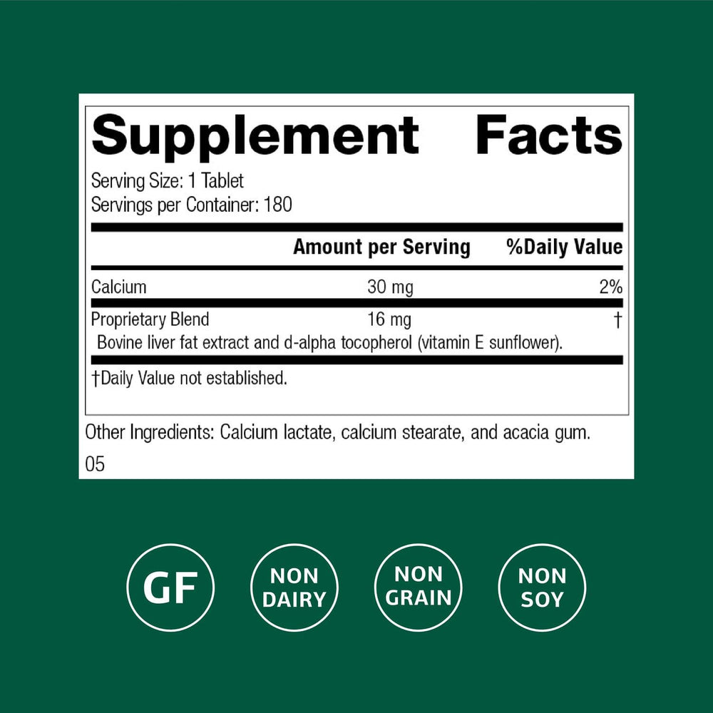 Standard Process Antronex bottle back with supplement facts and usage notes.