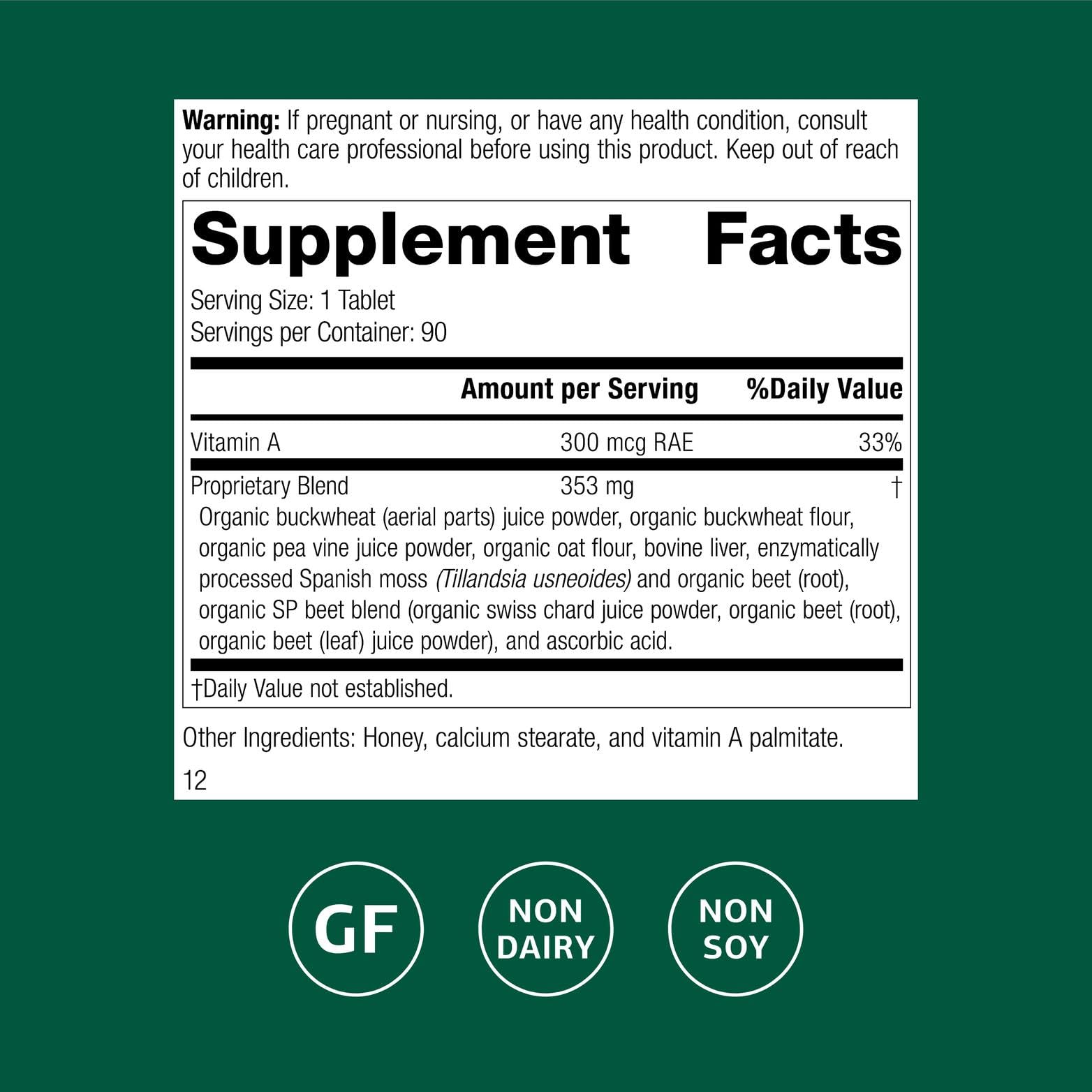 Buckwheat and pea vine ingredients from SP farms featured in Arginex