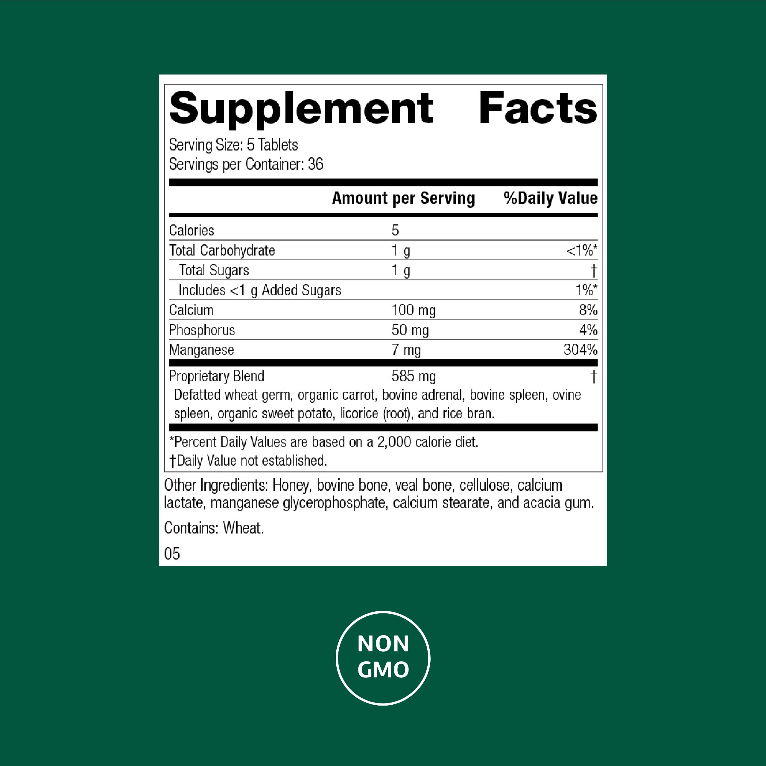Bio-Dent tablets close-up showing small daily dose for cartilage support