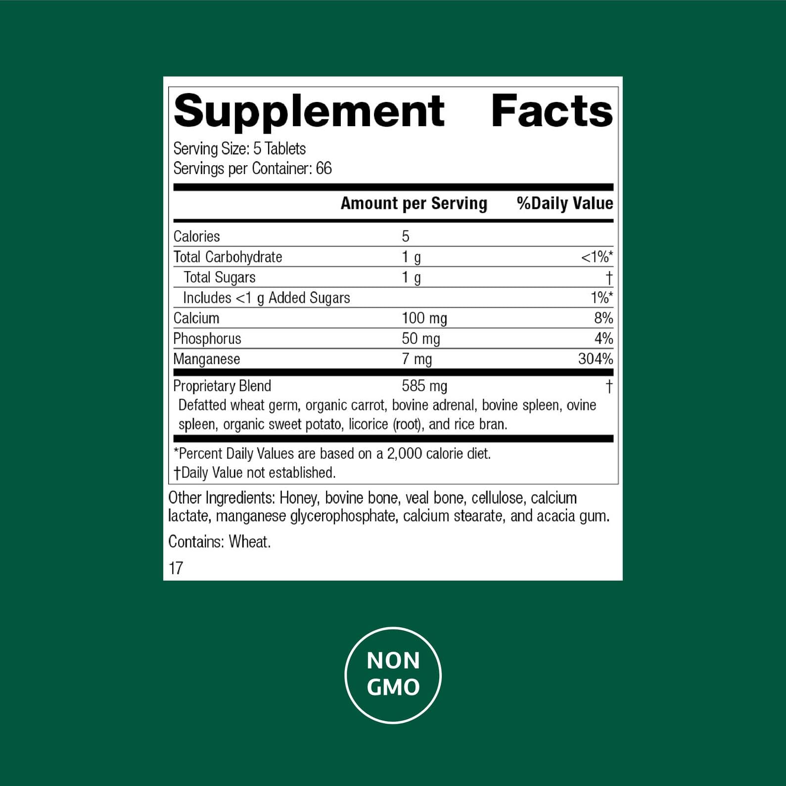 Bio-Dent tablets close-up highlighting mineral-rich formula for bones