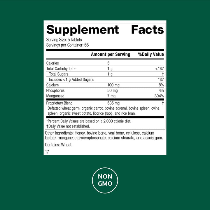 Bio-Dent tablets close-up highlighting mineral-rich formula for bones
