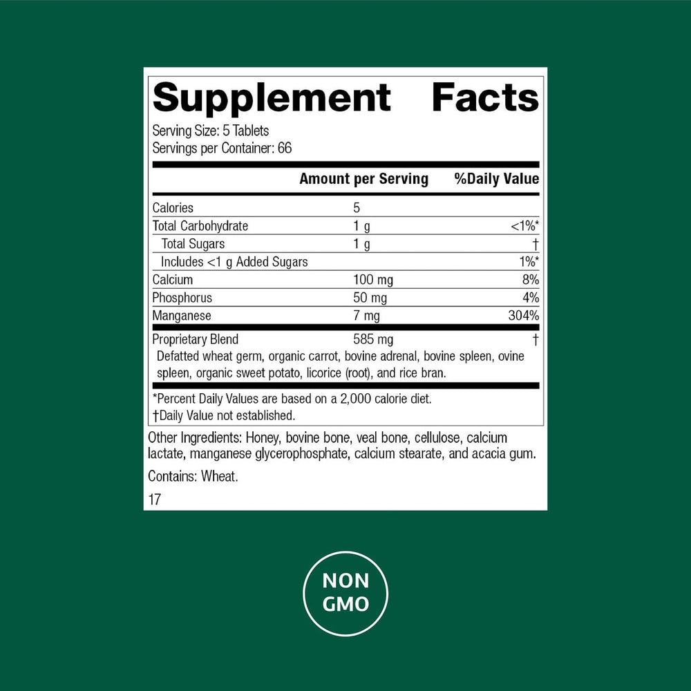 Bio-Dent tablets close-up highlighting mineral-rich formula for bones