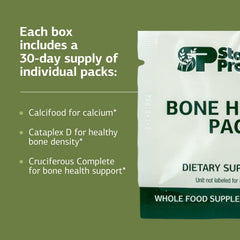 Standard Process Bone Health Pack non-dairy and non-soy formulation on packaging