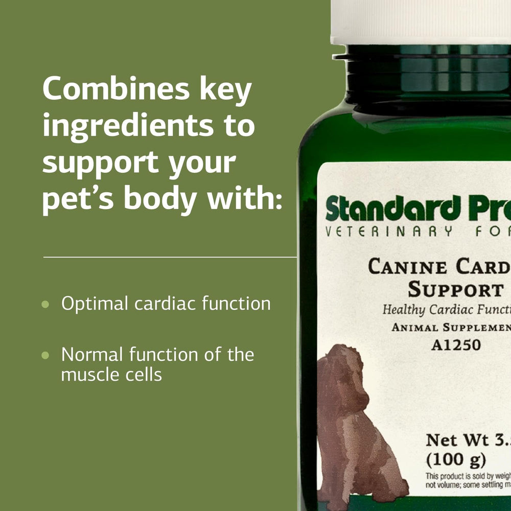 Standard Process Canine Cardiac Support ingredients include bovine liver for nutrient density.