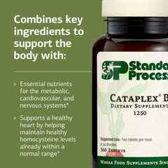 Cataplex B on kitchen counter suggests a simple daily wellness routine.