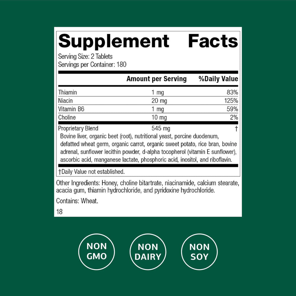 Cataplex B tablets close-up highlighting heart health and metabolism support.