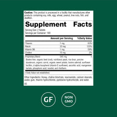 Cataplex B-GF tablets closeup highlighting easy-to-take capsules for daily nervous system support.