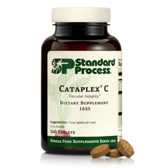 Standard Process Cataplex C bottle for daily immune and tissue support.