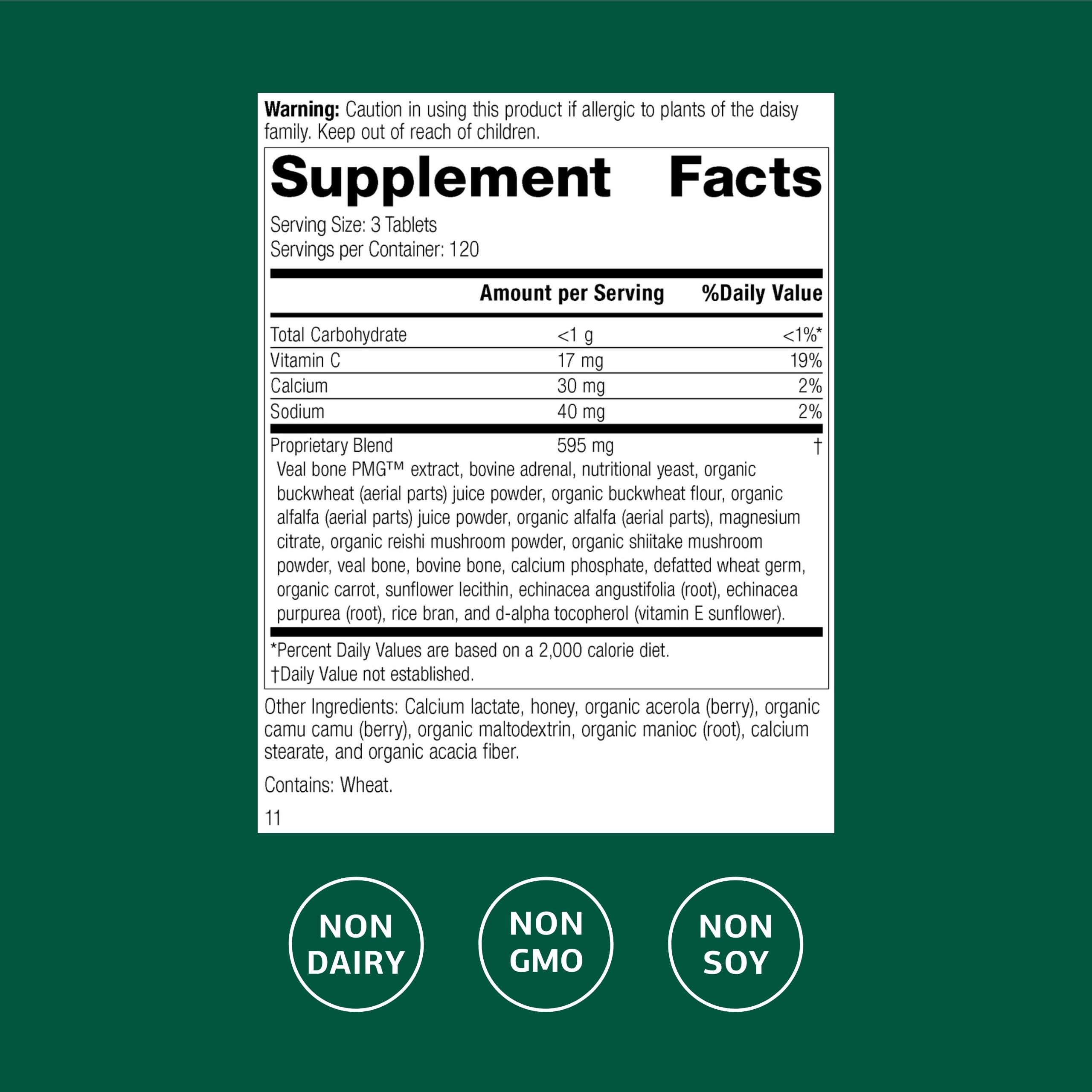Standard Process Cataplex C capsules arranged for convenient daily use.