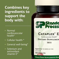 Cataplex E2 packaging box highlighting whole-food basis and brand legacy.