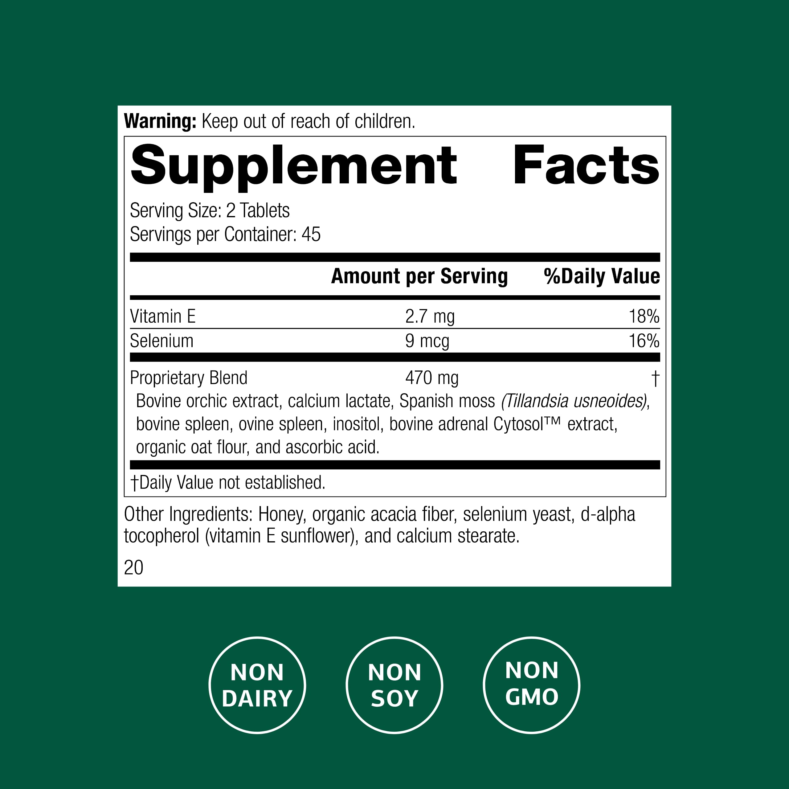 Cataplex E2 tablets close-up highlighting antioxidant support for cellular health.