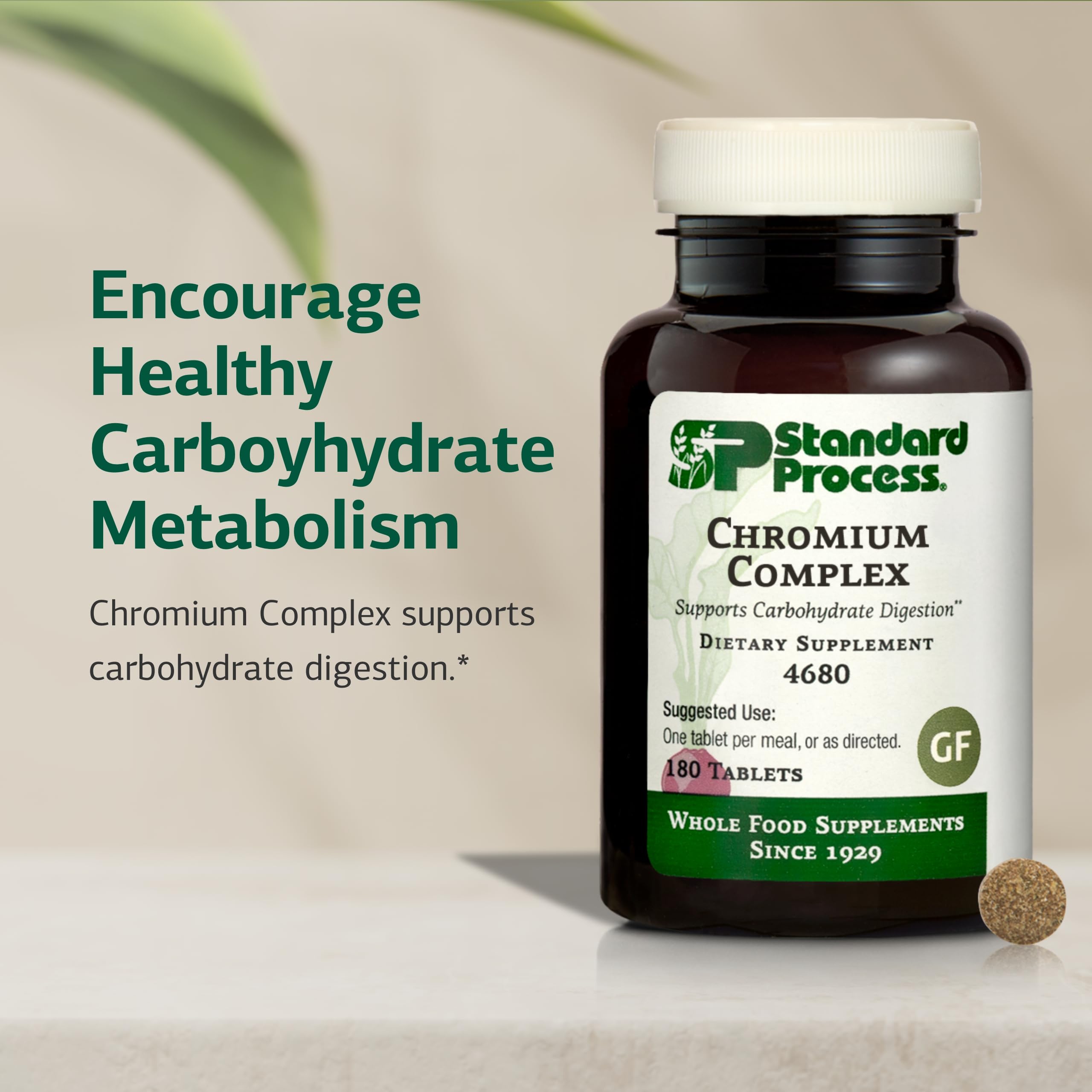 Chromium Complex ingredients label features chromium and niacin