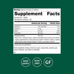 Chromium Complex tablets closeup for easy daily use