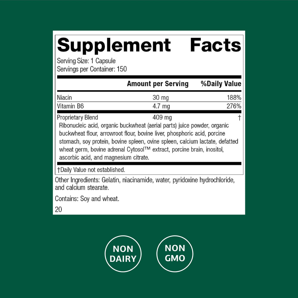 Standard Process Circuplex capsules closeup show coated pills for easy daily intake