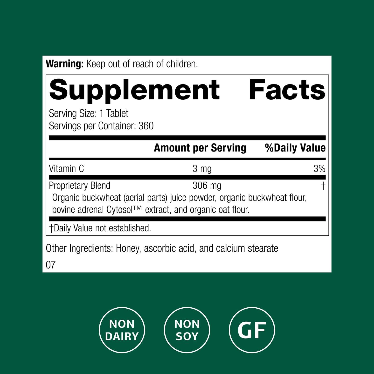 Standard Process Cyruta Plus capsules close-up indicating easy daily circulation support