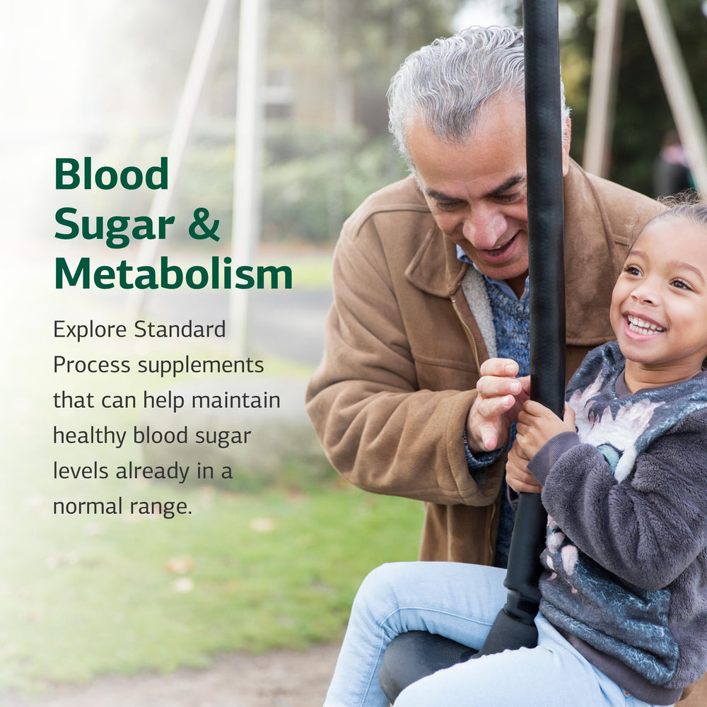 Standard Process Diaplex bottle in kitchen setting supports daily wellness.